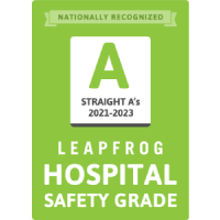 Nationally Recognized | A Fall 2022 | Leapfrog Hospital Safety Grade