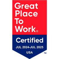 Great Place to Work Certified Jul 2024-Jul 2025 USA