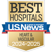 U.S. News and World Report Best Hospitals Heart and Vascular 2024-2025