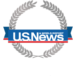 US News and World Report Badge Award for Lung Cancer Surgery 2024-2025