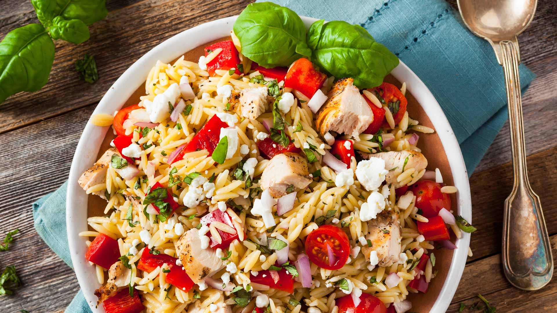 Summer Orzo Salad.