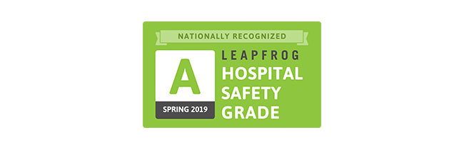 Logo - Leapfrog Hospital Safety Grade - A Fall 2018