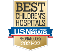 Best Children's Hospitals U.S. News & World Report Neonatology 2021-22