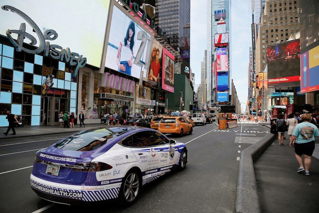 New York City Drive arrives in Times Square 2
