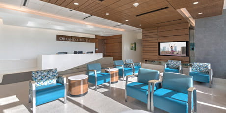Orlando Health Osceola Emergency Department lobby