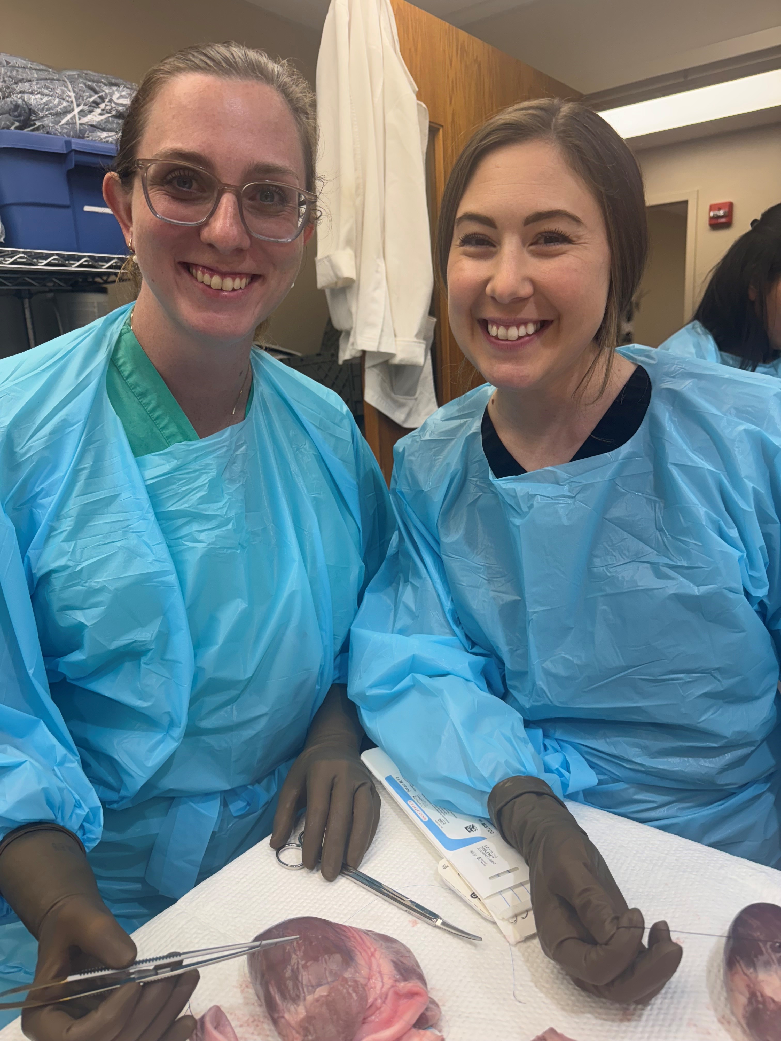 Team Training at table