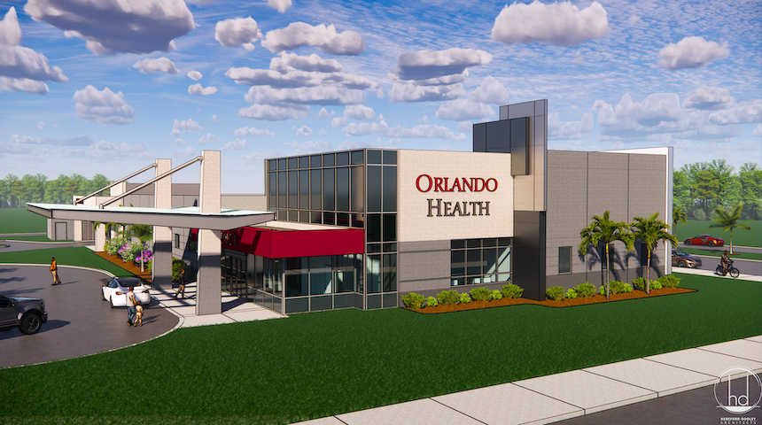 Orlando Health South Seminole Campus Rendering