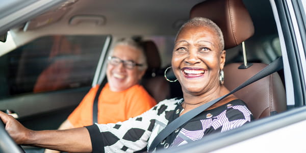 woman driving