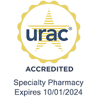 URAC Accredited Specialty Pharmacy Expires 10/01/2024