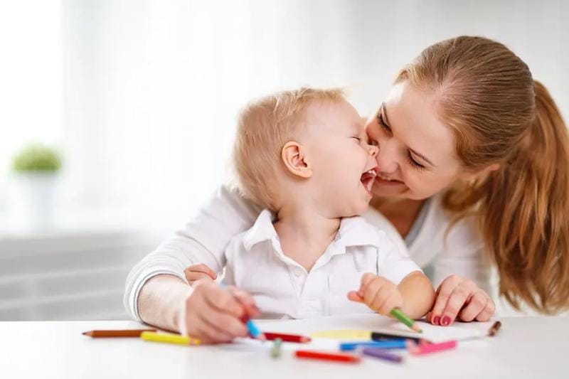 Mom and Toddler