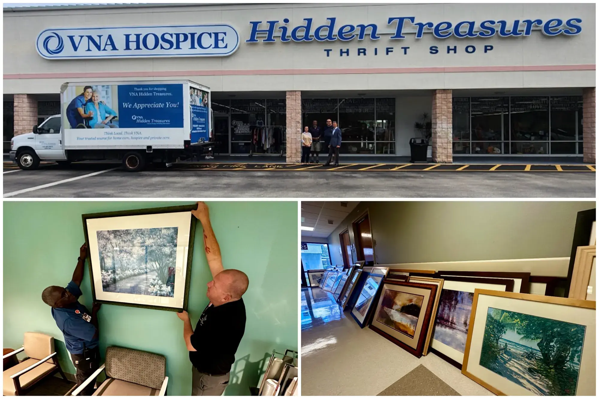 Orlando Health Sebastian River Hospital Donates Artwork to Support VNA Hospice Programs