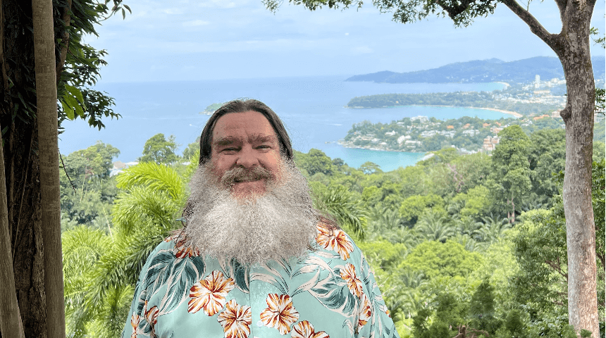 Aphasia took his speech. Hard work is giving it back