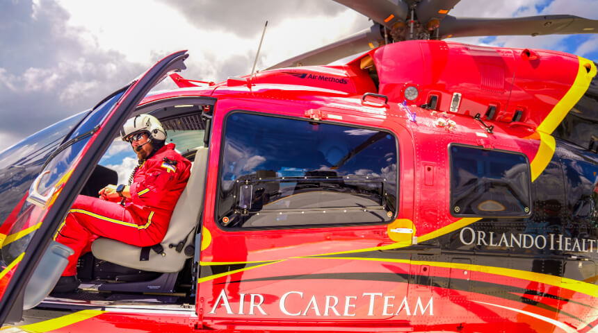 Orlando Health Launches New Helicopter for Children & Adults