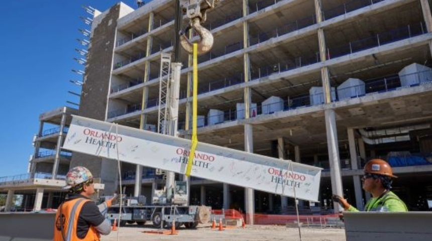 Orlando Health Tops Out New Lakeland Hospital