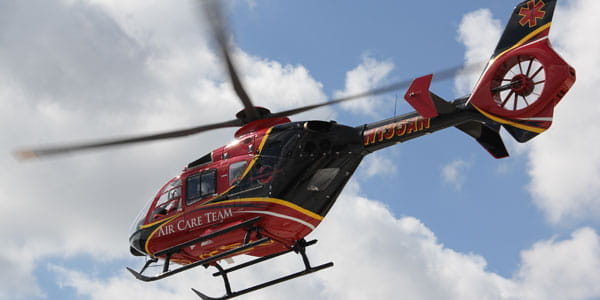 The Orlando Health Air Care Team expands services to include in-flight and on-scene blood transfusions for adults and pediatric patients