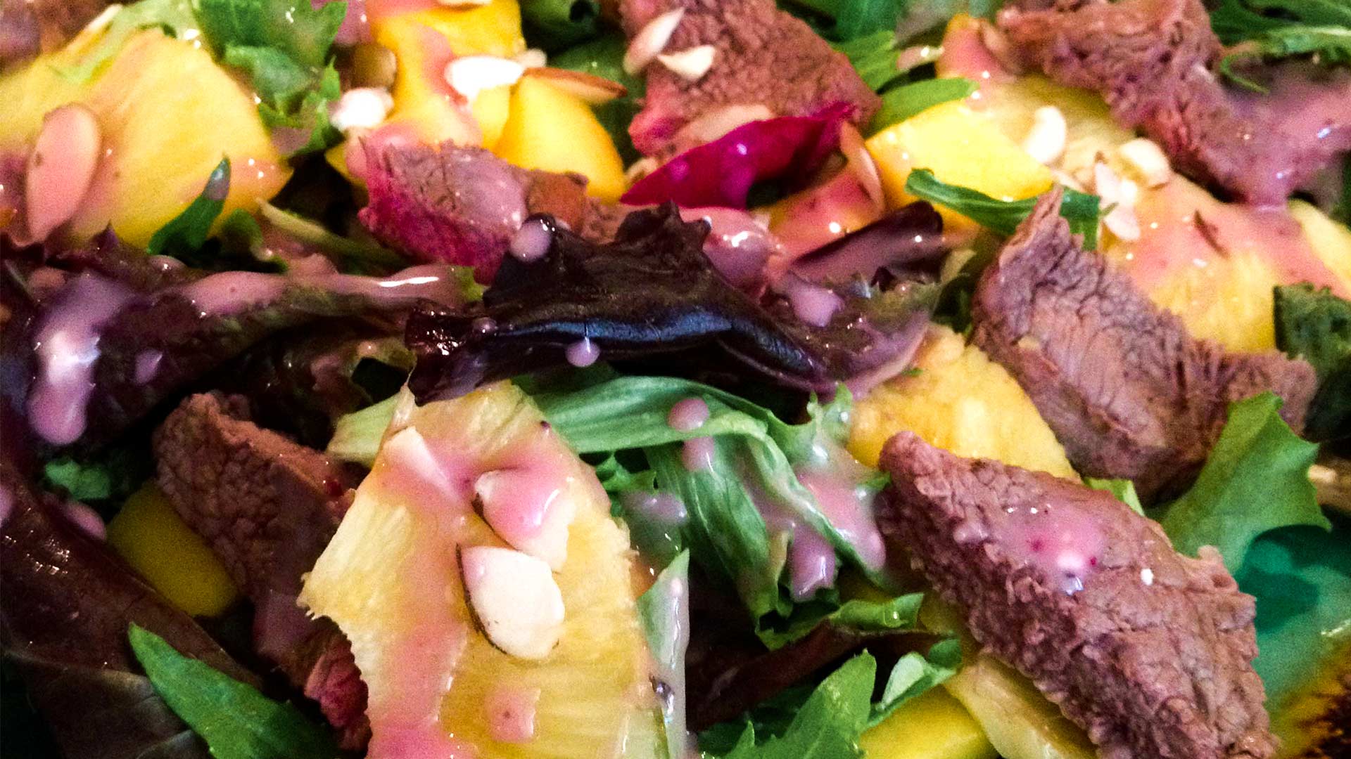 Tropical Steak Salad