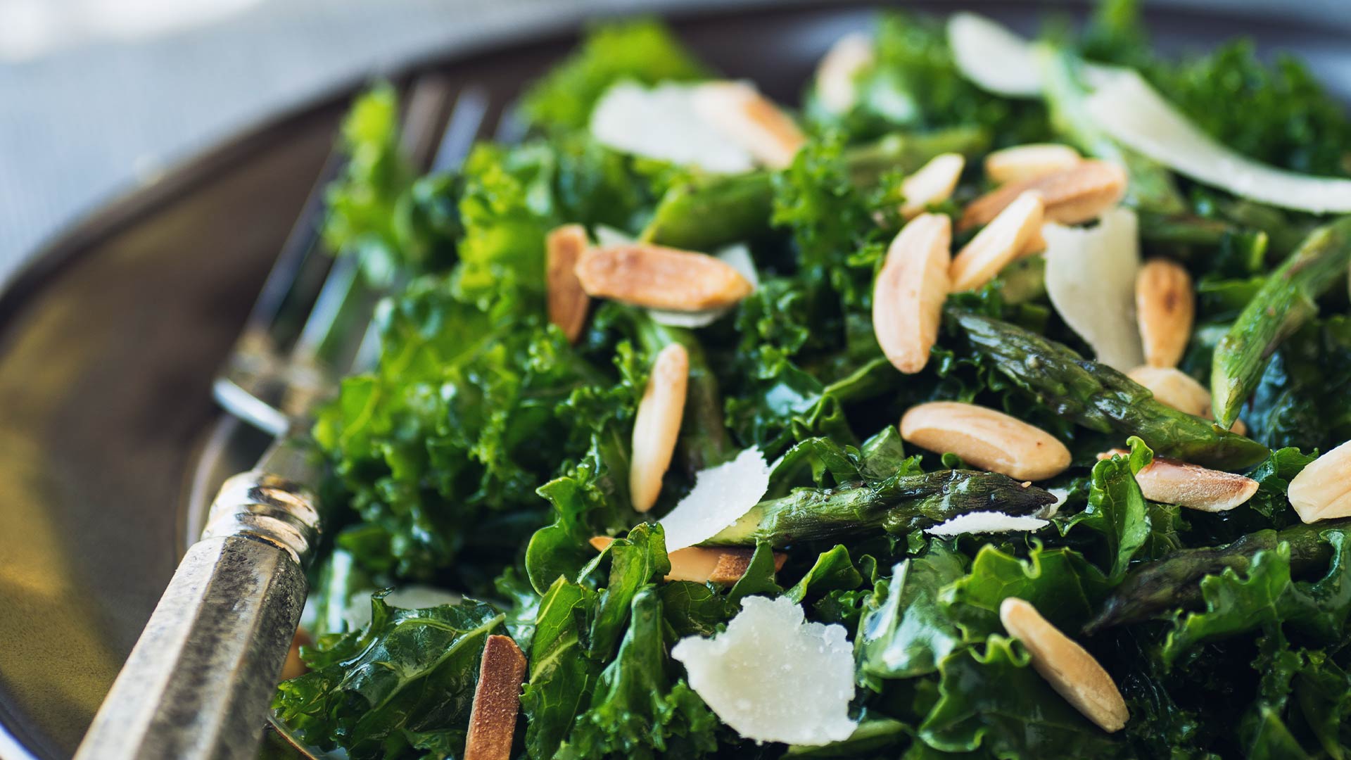 Kale Salad With Olive Oil Dressing