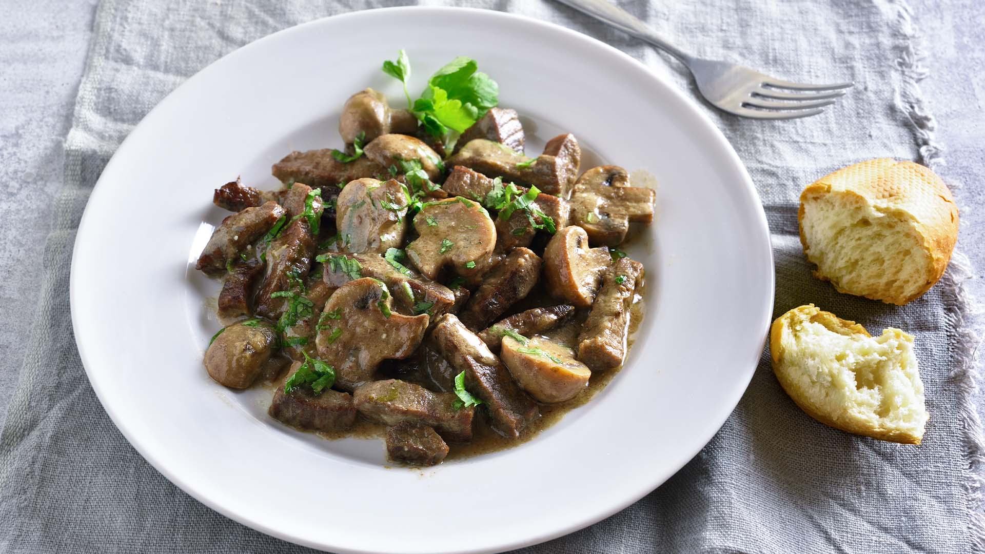 Mushroom Stroganoff