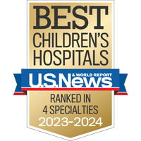 Best Children's Hospitals U.S. News & World Report Ranked in 4 Specialties 2023-24