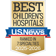 U.S. News Best Children's Hospital 2025-26