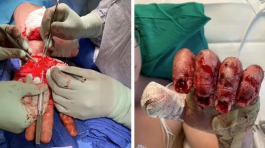 Complementary Skills Deliver Surgical Success of Replanted Hand