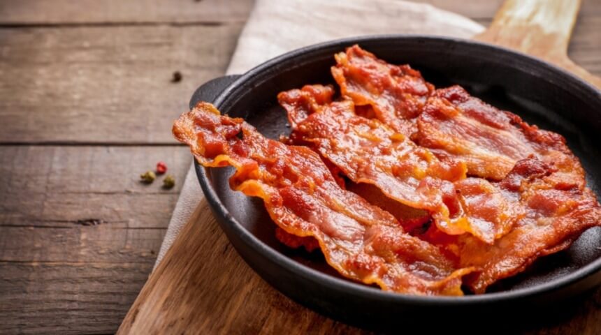 Pan of bacon