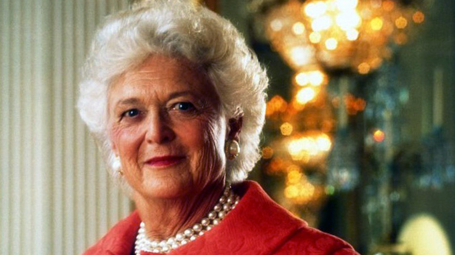 Barbara Bush, Previous First Lady of the United States.
