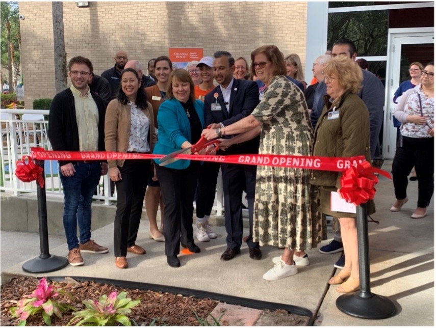 Health Central Hospital Opens New Walking Path Ribbon cutting