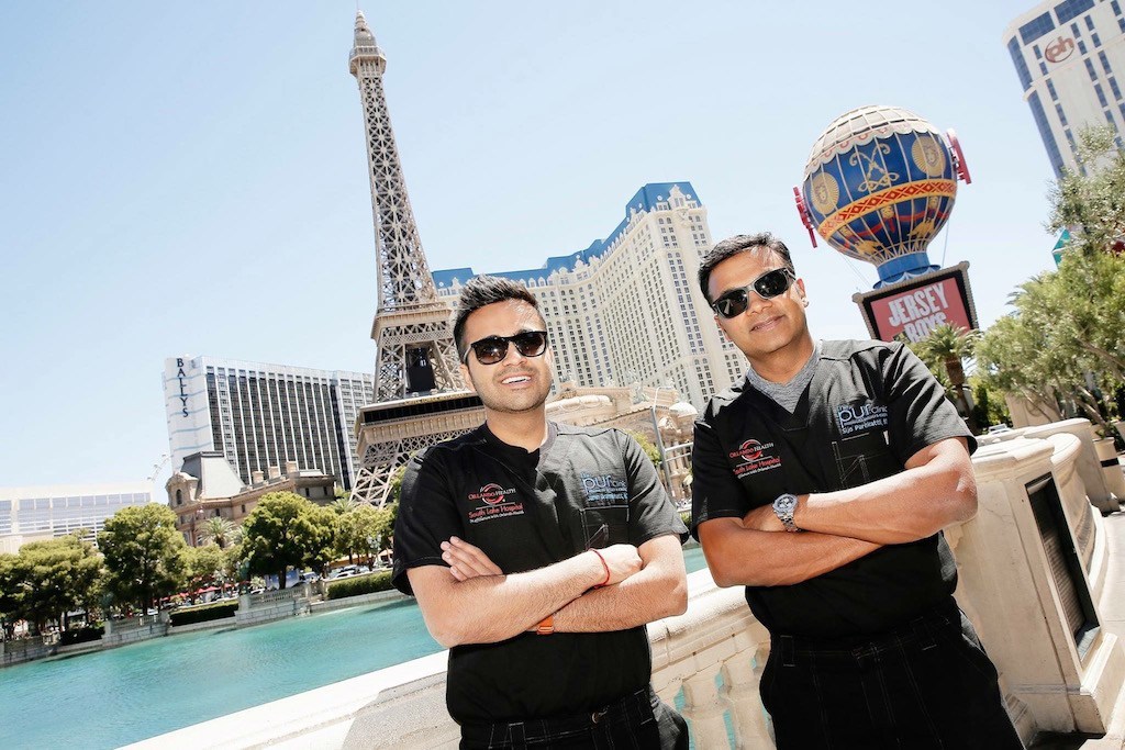 Arrival of Dr Jamin Brahmbhatt and Dr Sijo Parekattil in Las Vegas