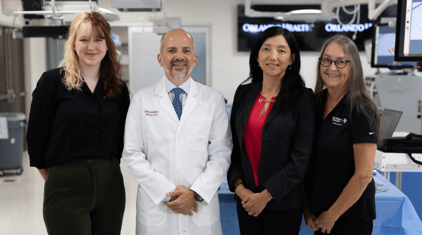 Orlando Health Doctors & UCF Students Team Up to Invent AI Technology for Surgeries