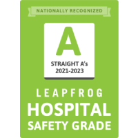 Nationally Recognized | A Fall 2022 | Leapfrog Hospital Safety Grade