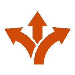 Nursing Recruitment Icon Career Advancement 1 orange