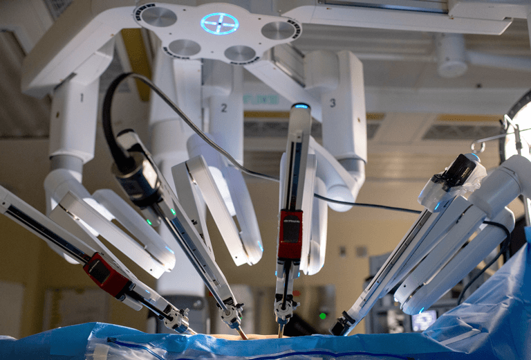 a robotic head and neck surgery machine