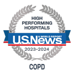 High Performing Hospitals U.S. News & World Report 2023-2024 COPD
