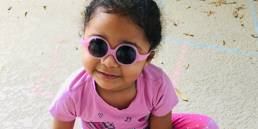 Visually Impaired Baby Faces New Hurdle