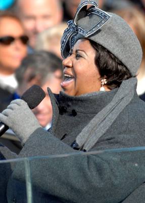 Aretha Franklin at Barack Obama Inauguration